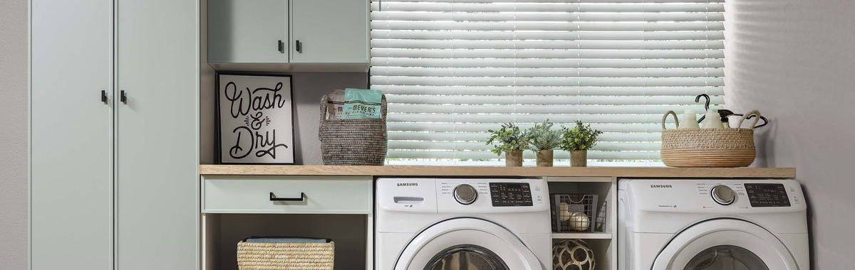 Custom Laundry Room Cabinet System