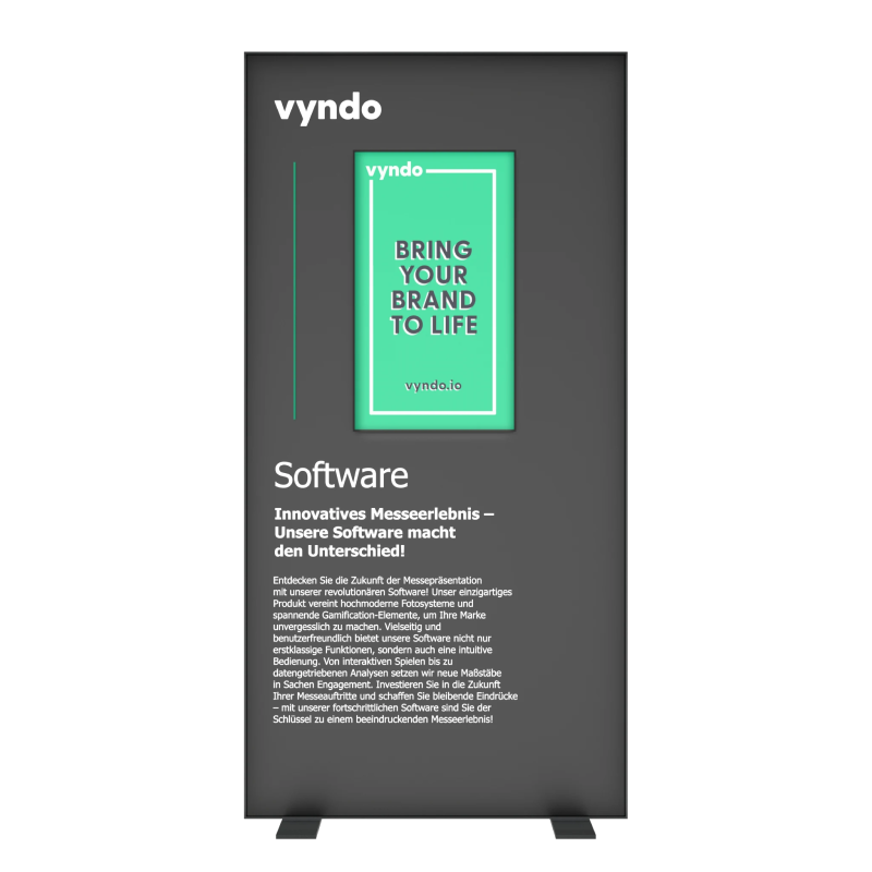 A sign with the inscription "Bring your brand to life"