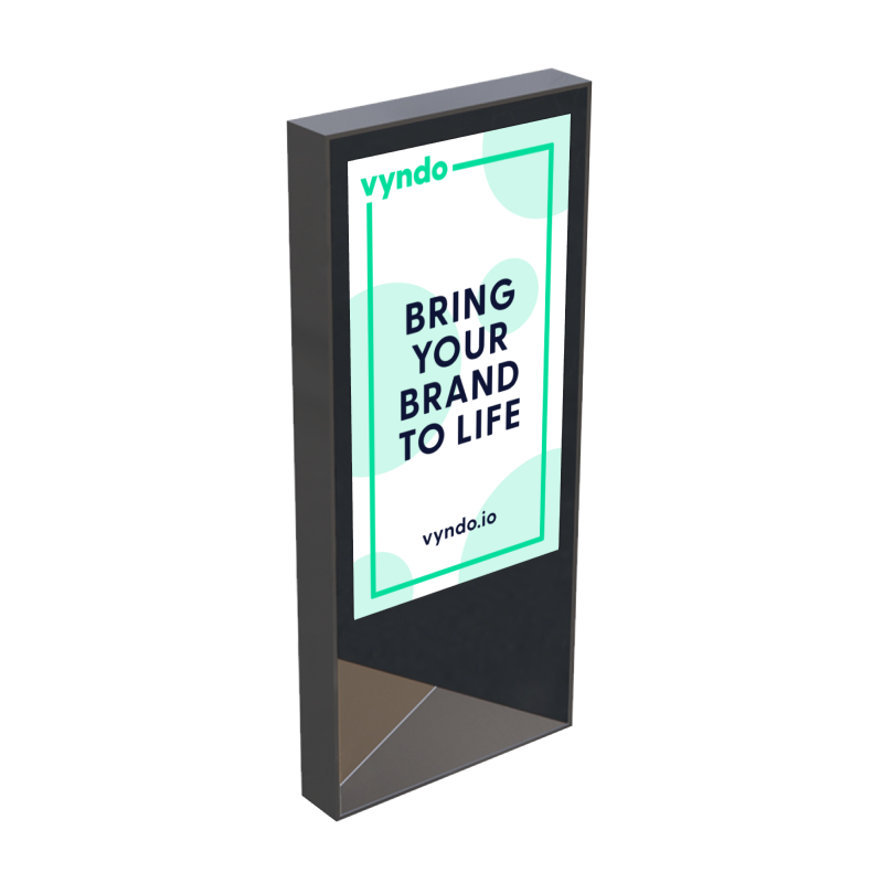 A sign with the inscription "Bring your brand to life".
