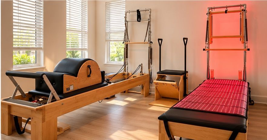 Pilates Parlour private Pilates studio with reformer and red light therapy in Sarasota FL