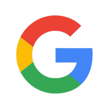 Logo Google : « G » majuscule dans des segments bleus, rouges, jaunes et verts.