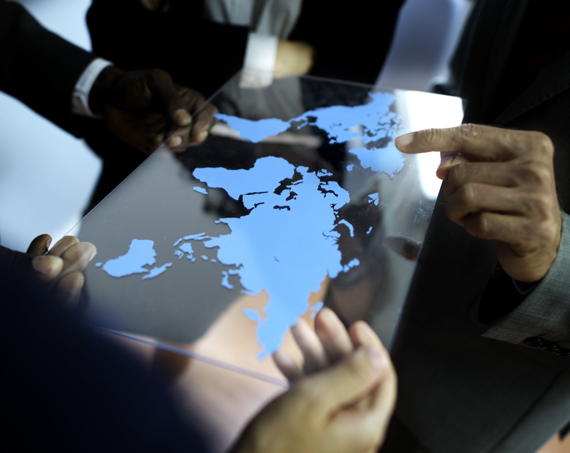 Equipo de negocios concepto de planificación de negocios globales de trabajo Equipo de negocios concepto de planificación de negocios globales de trabajo
