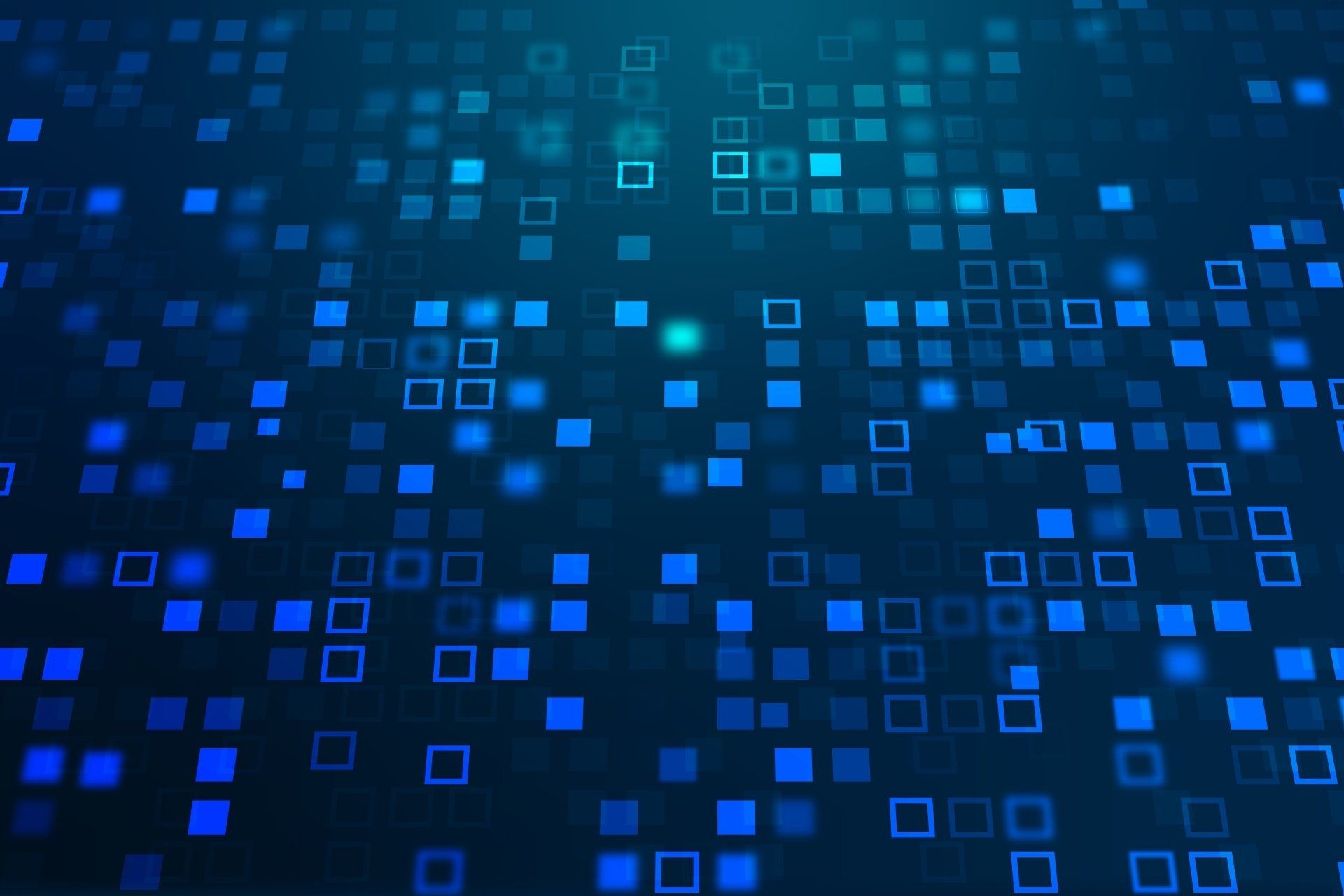 Fondo de tecnología blockchain en azul degradado Fondo de tecnología blockchain en azul degradado