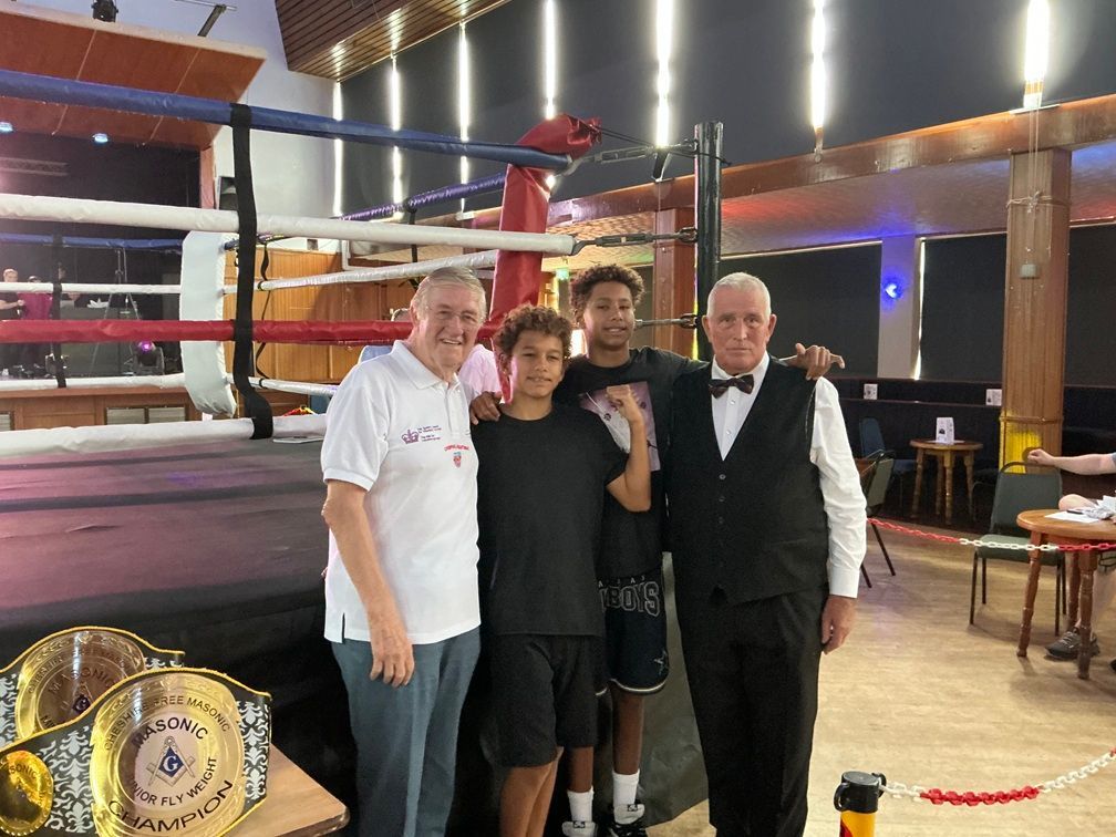  Boxing JJudge Derik Harvey, who previously Boxed for England when he was younger.   The two brothers who come from Soma GYM Bali Indonesia 