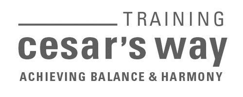 Logo reading “Training Cesar’s Way” with tagline “Achieving Balance & Harmony”