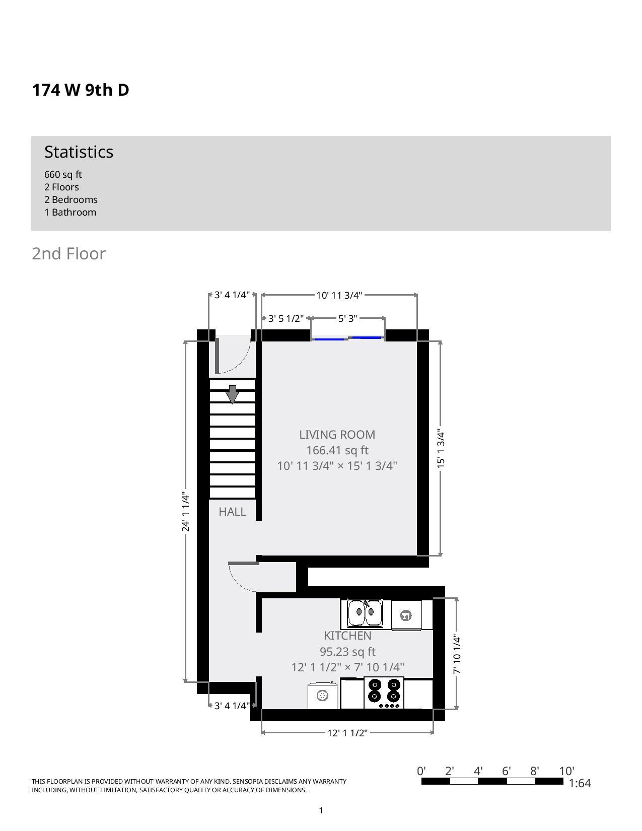 174 W. 9th Ave. Apt. D - Floor Plan 02