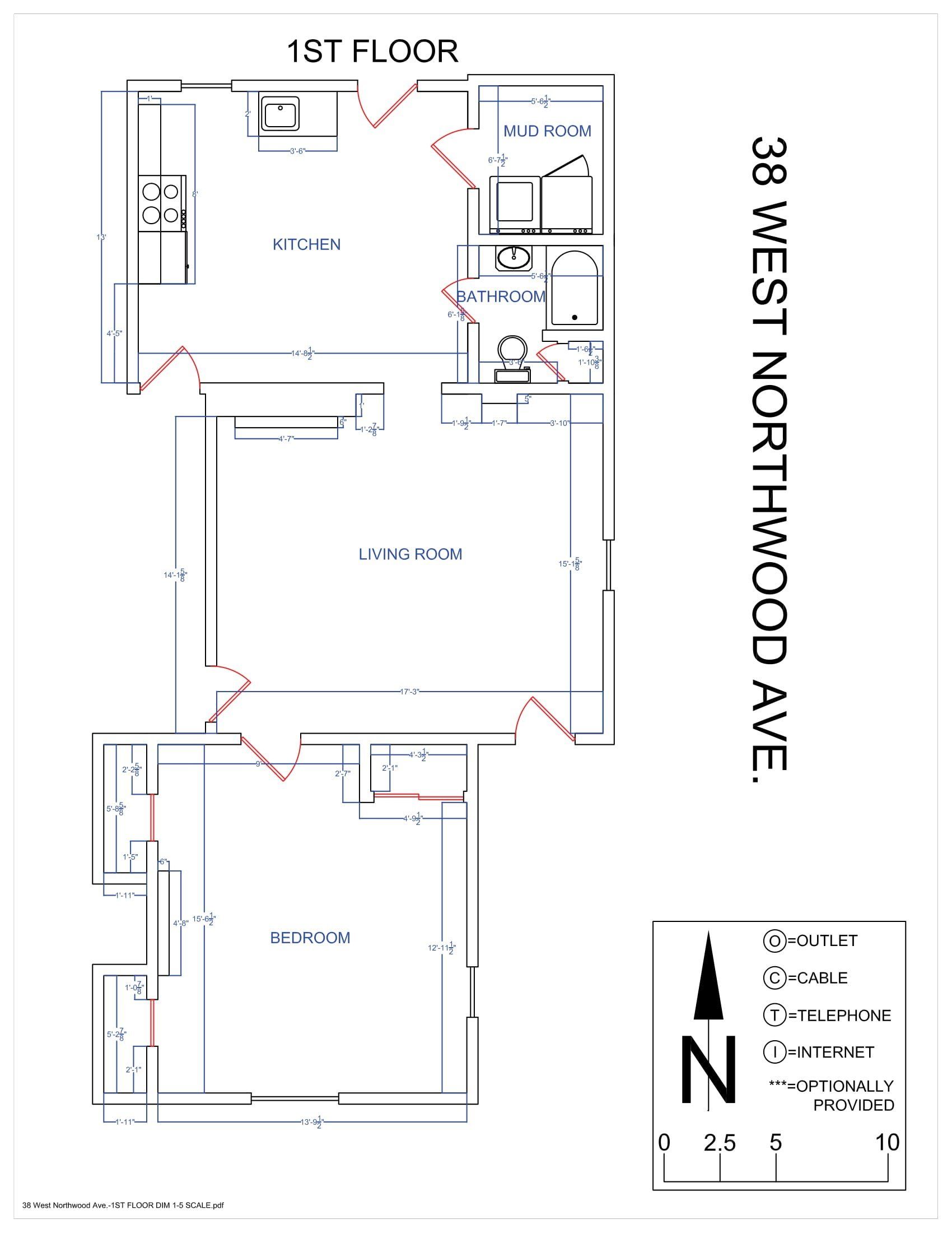 38 W. Northwood Ave. floor plan 1
