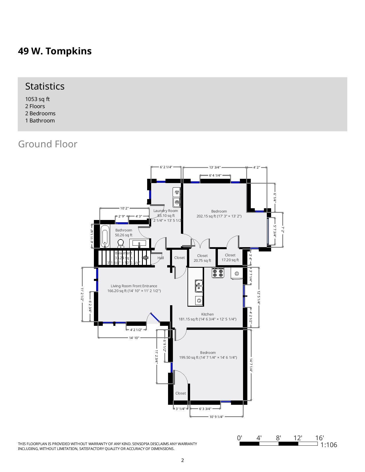 49 W. Tompkins Ave. -Floorplan 01