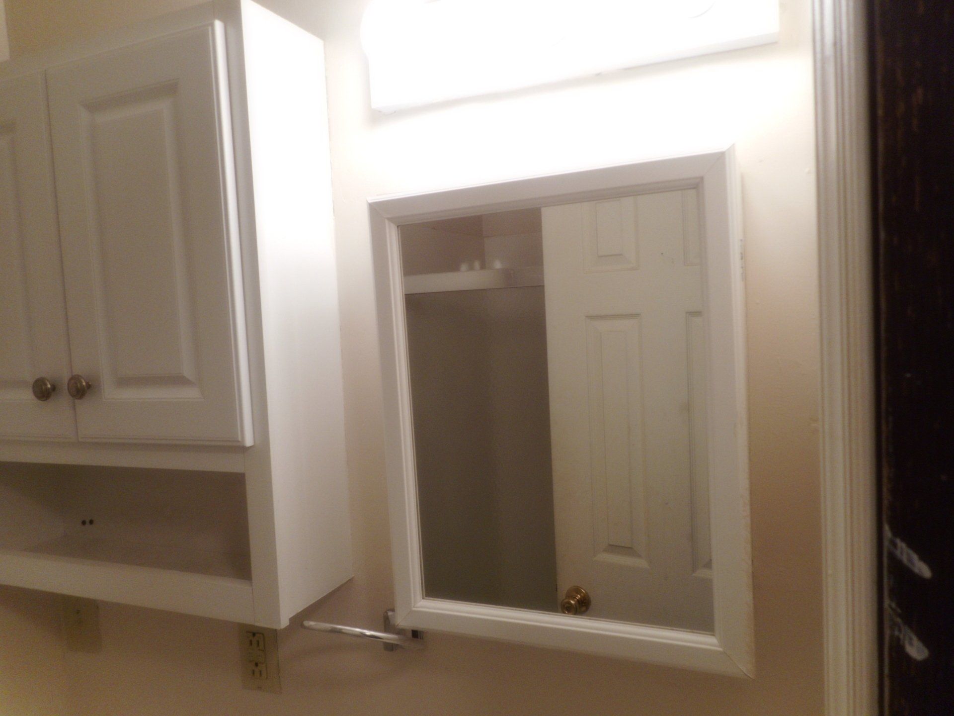 bathroom mirror
