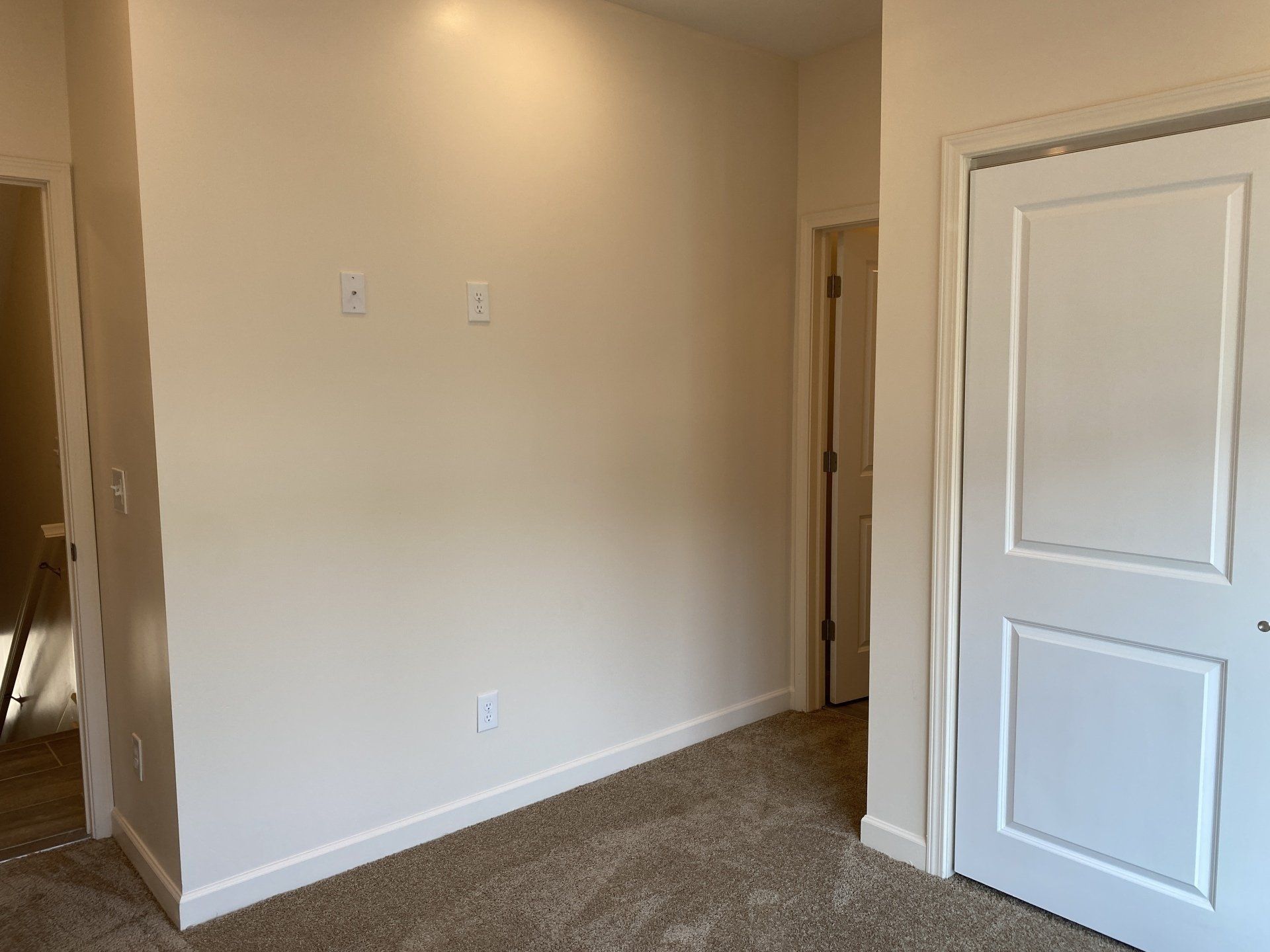 carpeted bedroom