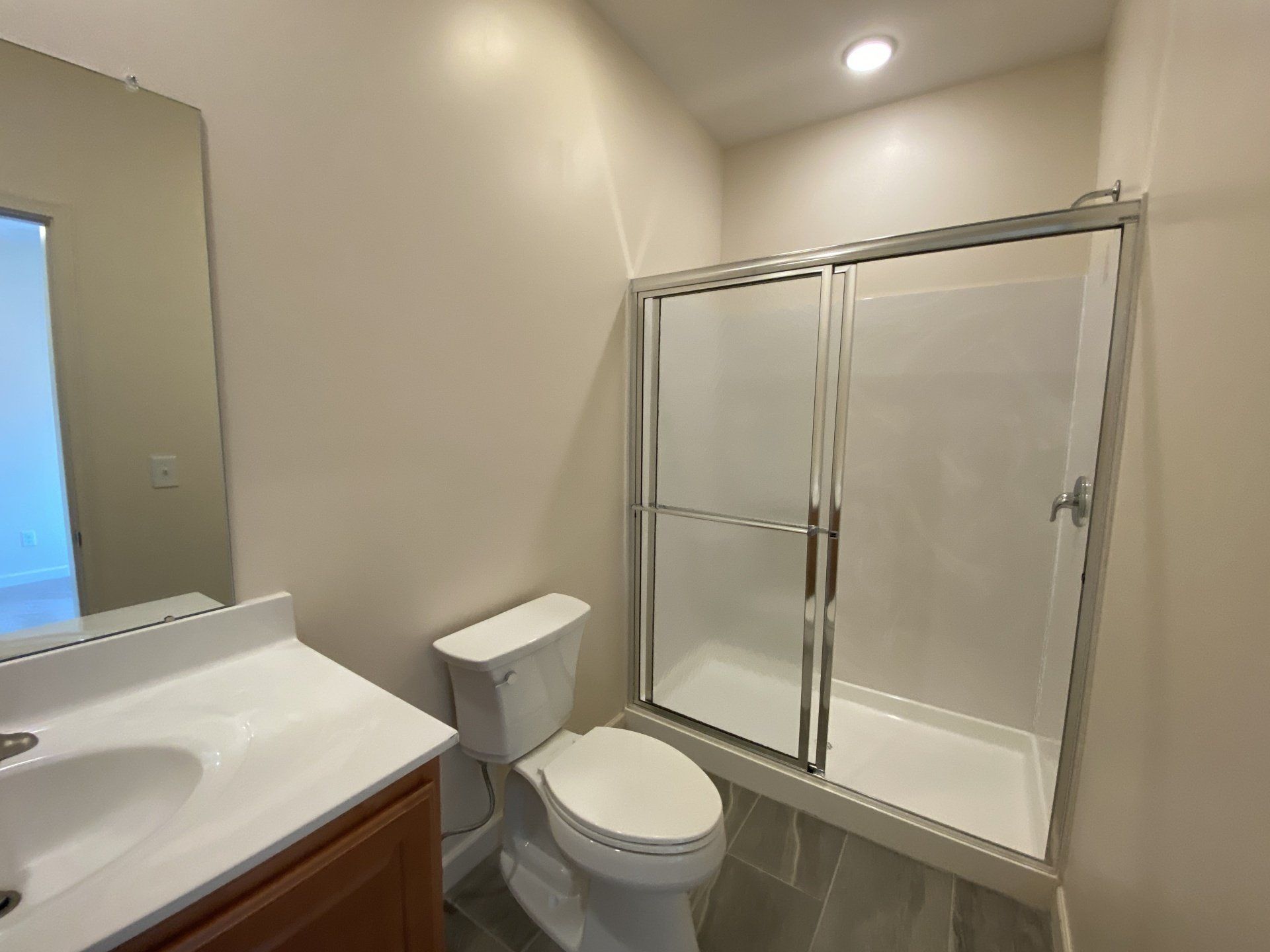 stand up shower