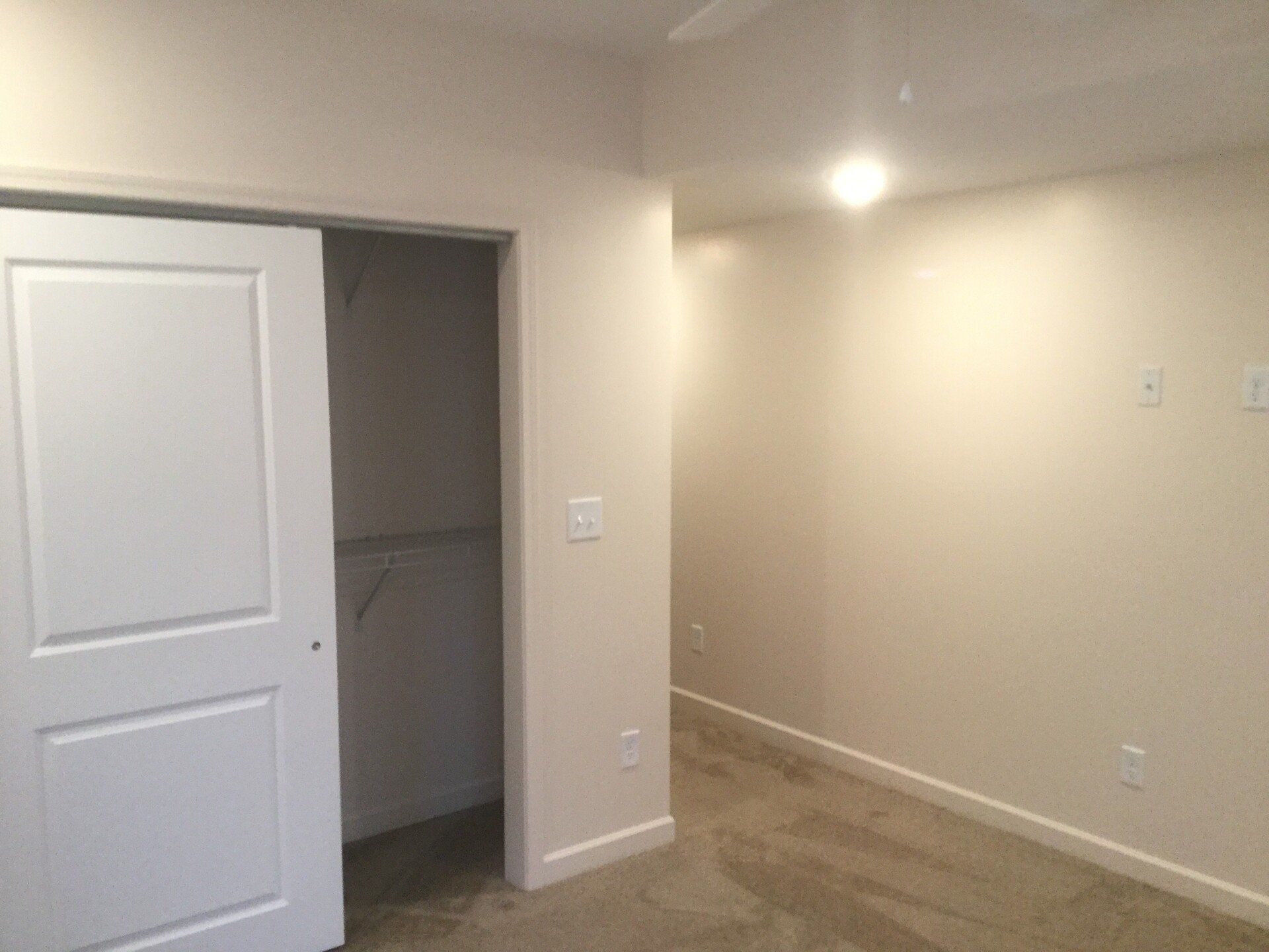 spacious closet
