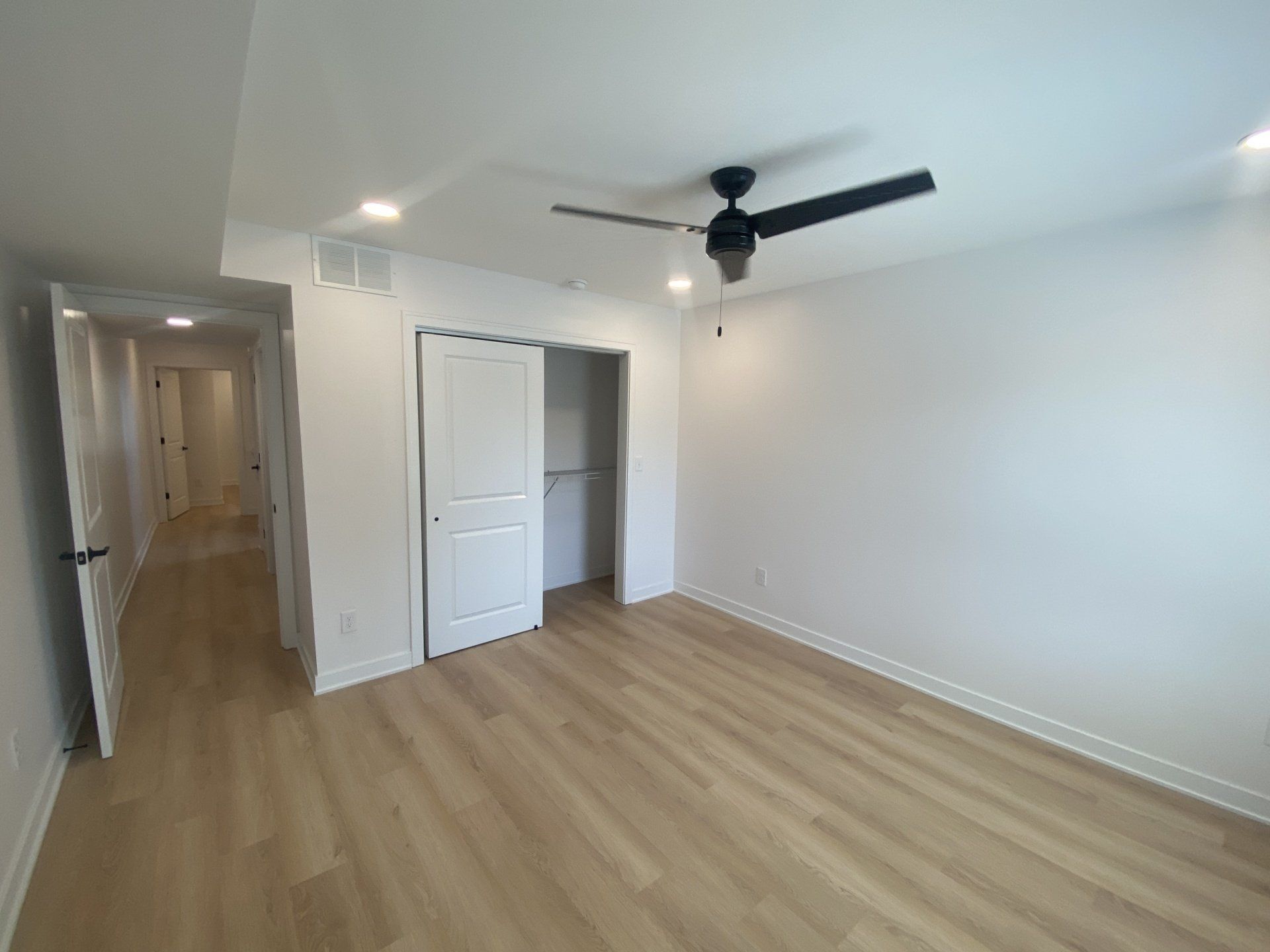 spacious bedroom
