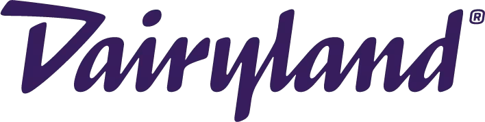 Fairyland logo in purple script.