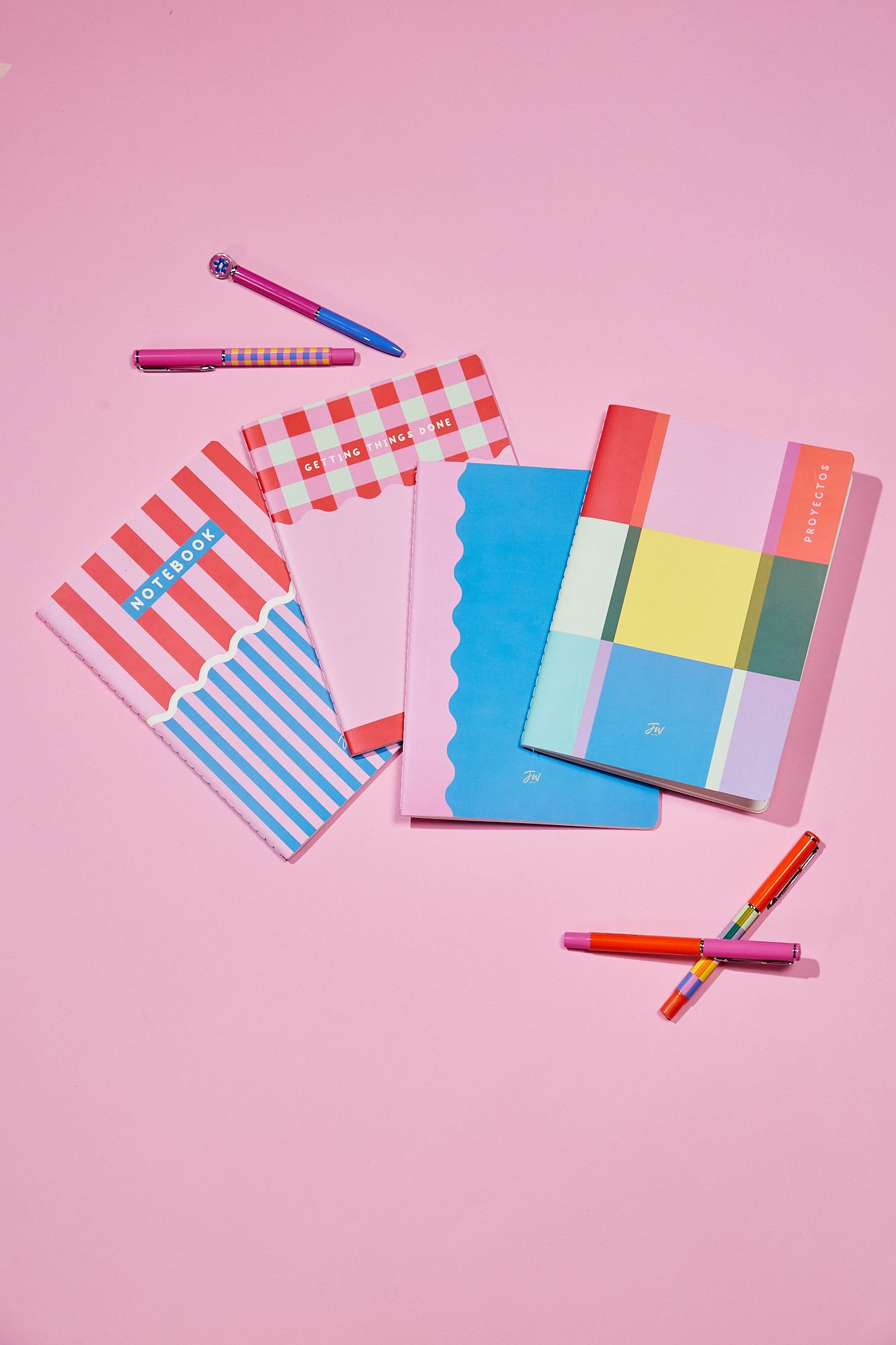 Set Cuadernos x4 Delmy RAYADO