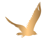 Vogel in Gold