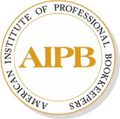 The logo for the american institute of professional bookkeepers.