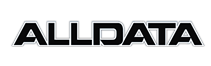ALLDATA logo, bold black text with a gray outline.