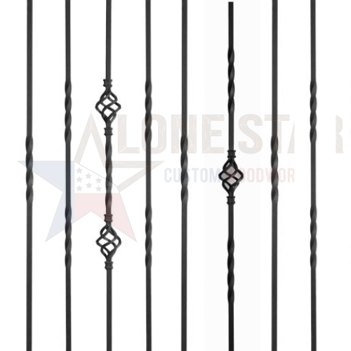 12B-STRAIGHT Baluster Lone Star Custom Woodworks