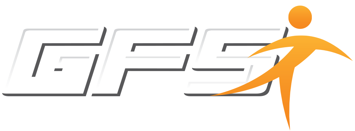 Guiding Future Stars (GFS) logo with orange person icon