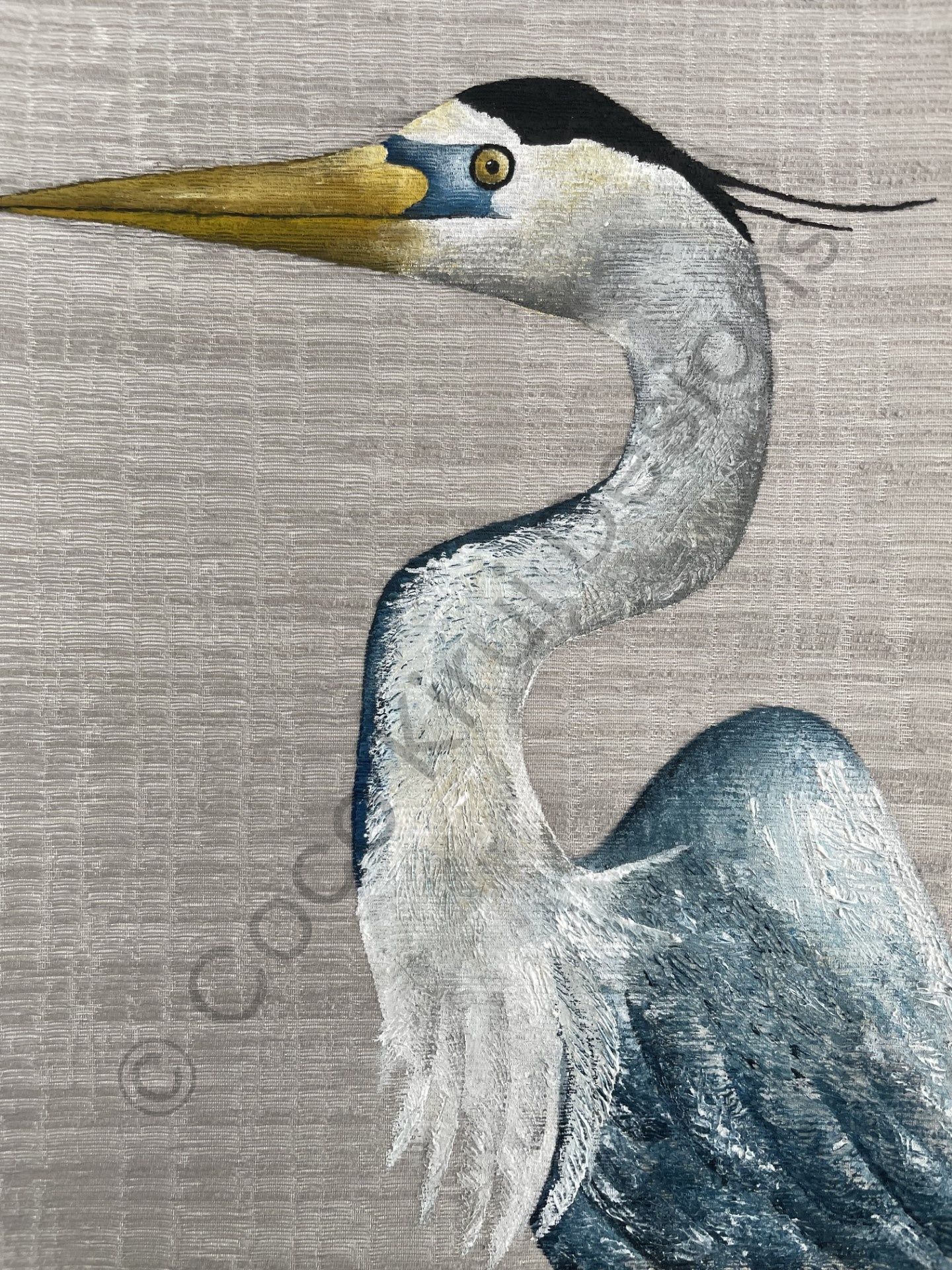 Crane painting