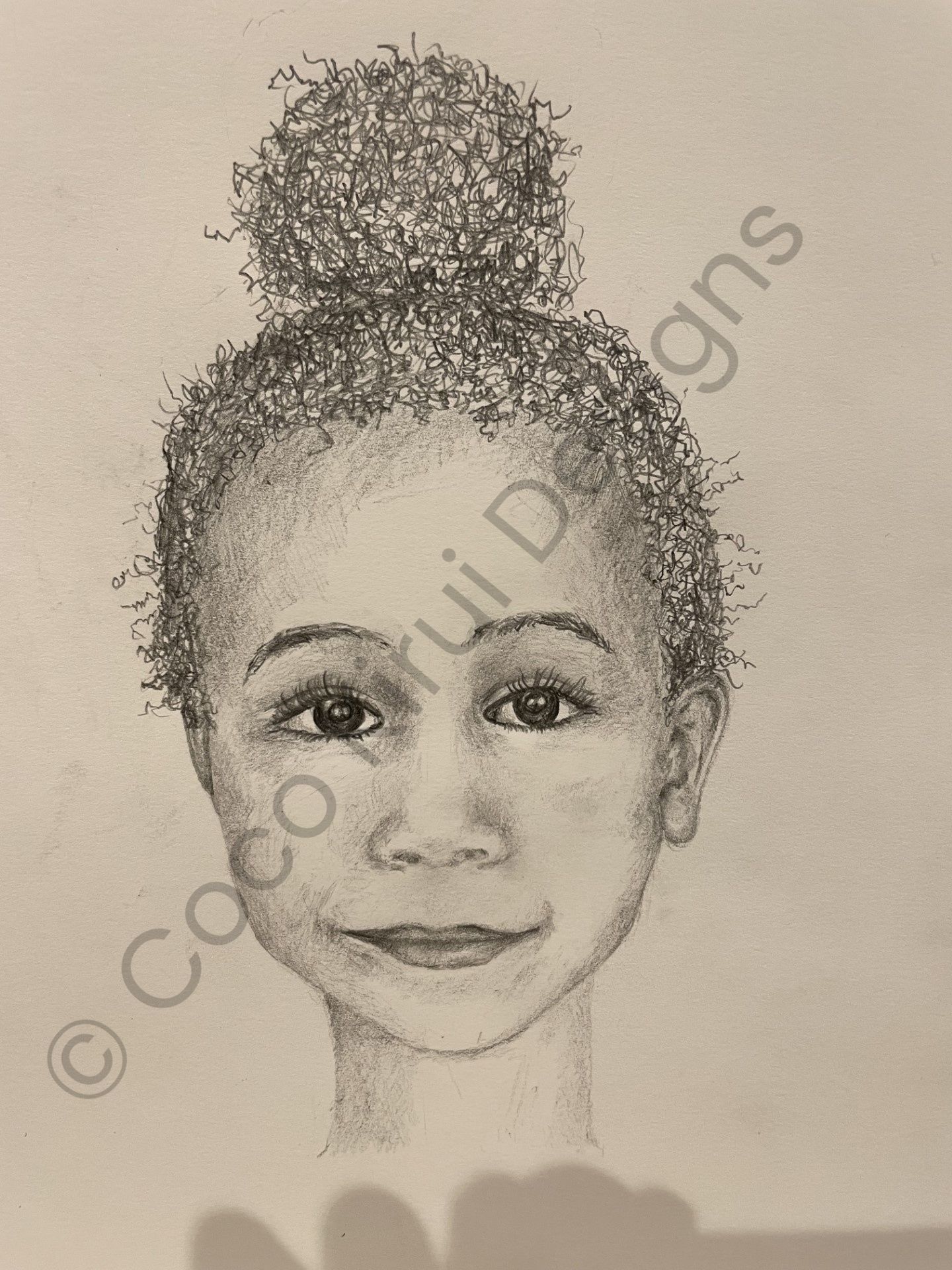 little girl pencil drawing, ballerina