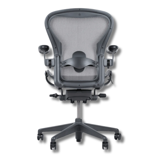 Refurbished Herman Miller Aeron Remastered, rear view