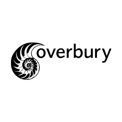 Logo with nautilus shell graphic and the word
