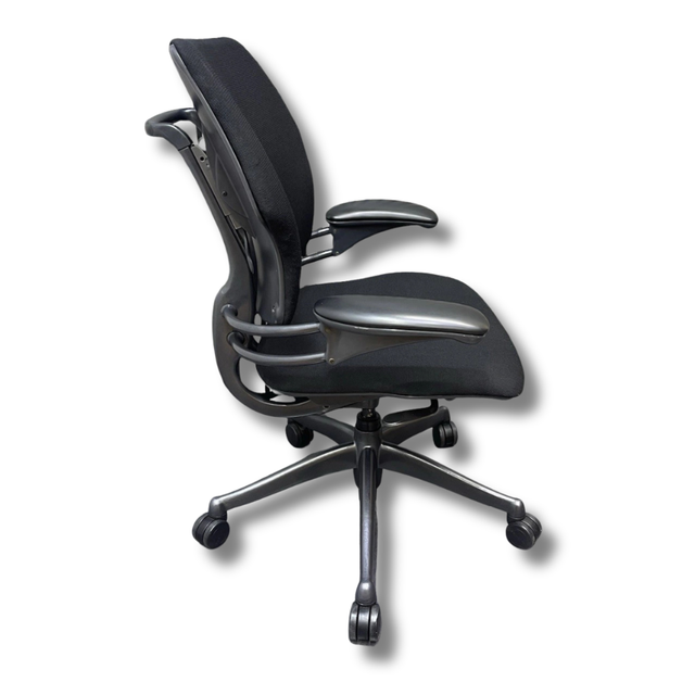 Refurbished Humanscale Freedom low back, side profile