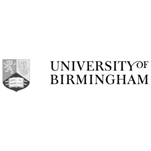 University of Birmingham logo: Coat of arms next to the words