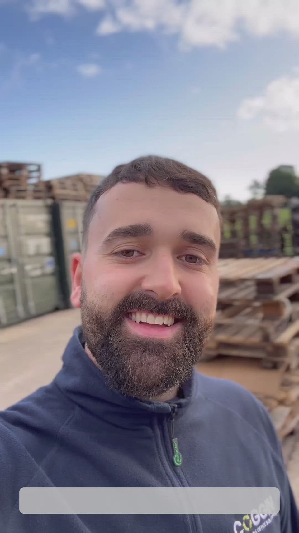 Sam walks around the Coggin SOS facility in Lancashire