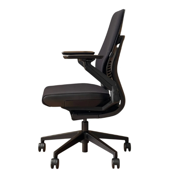 Refurbished Steelcase Gesture chair, side view from the left