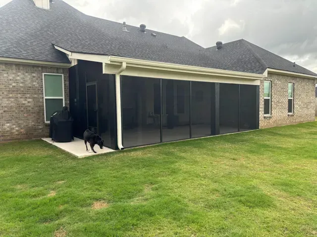 Backyard Screen Room West Monroe LA Builder