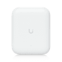 A white square with a u on it on a white background.