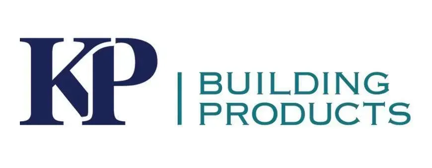 KP Building Products logo with navy