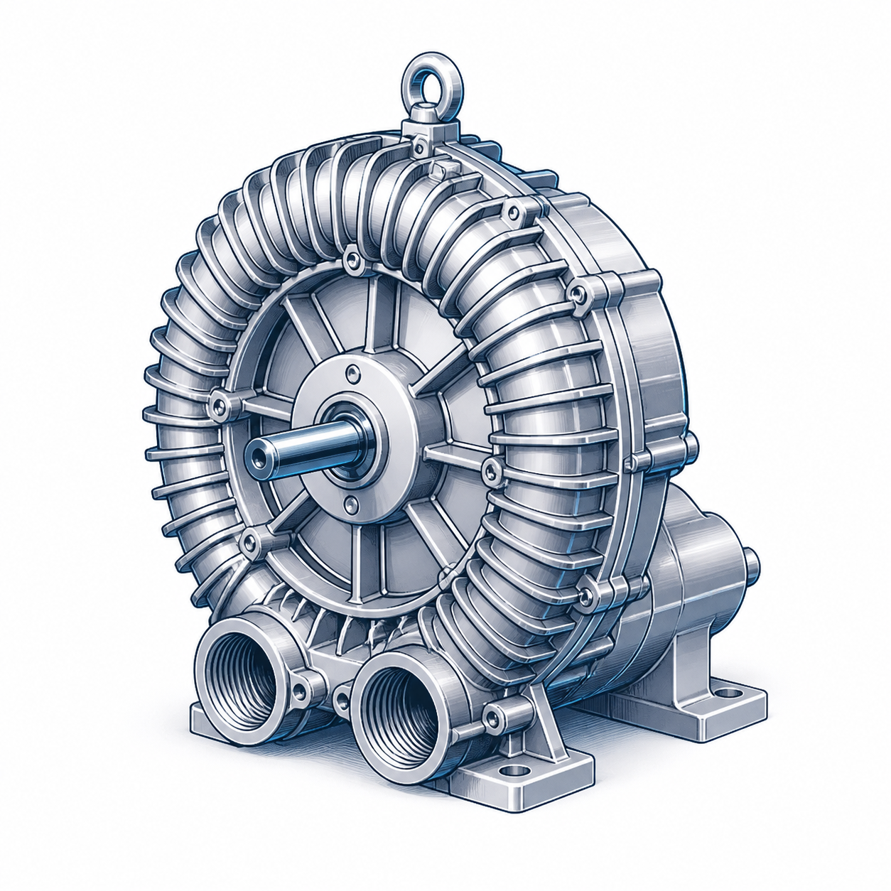 Blower Industrial Eje libre