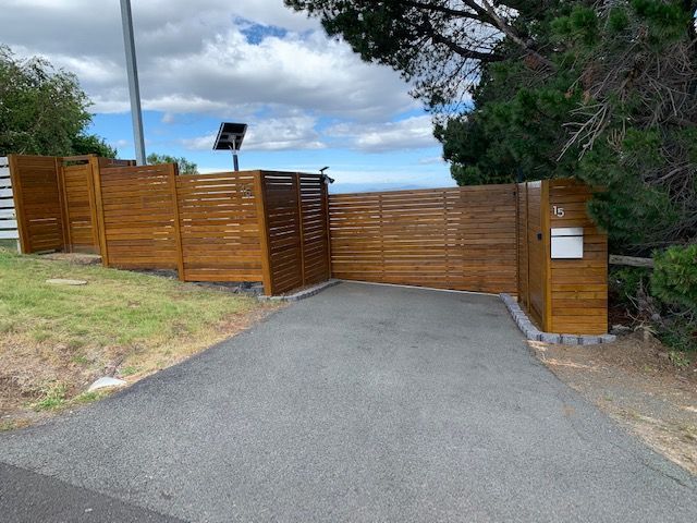 Wooden Fence Automatic Gate Glenorchy TAS 