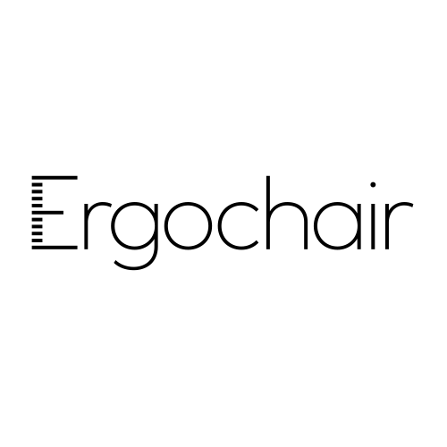 The logo for ergochair is a black and white logo on a white background.