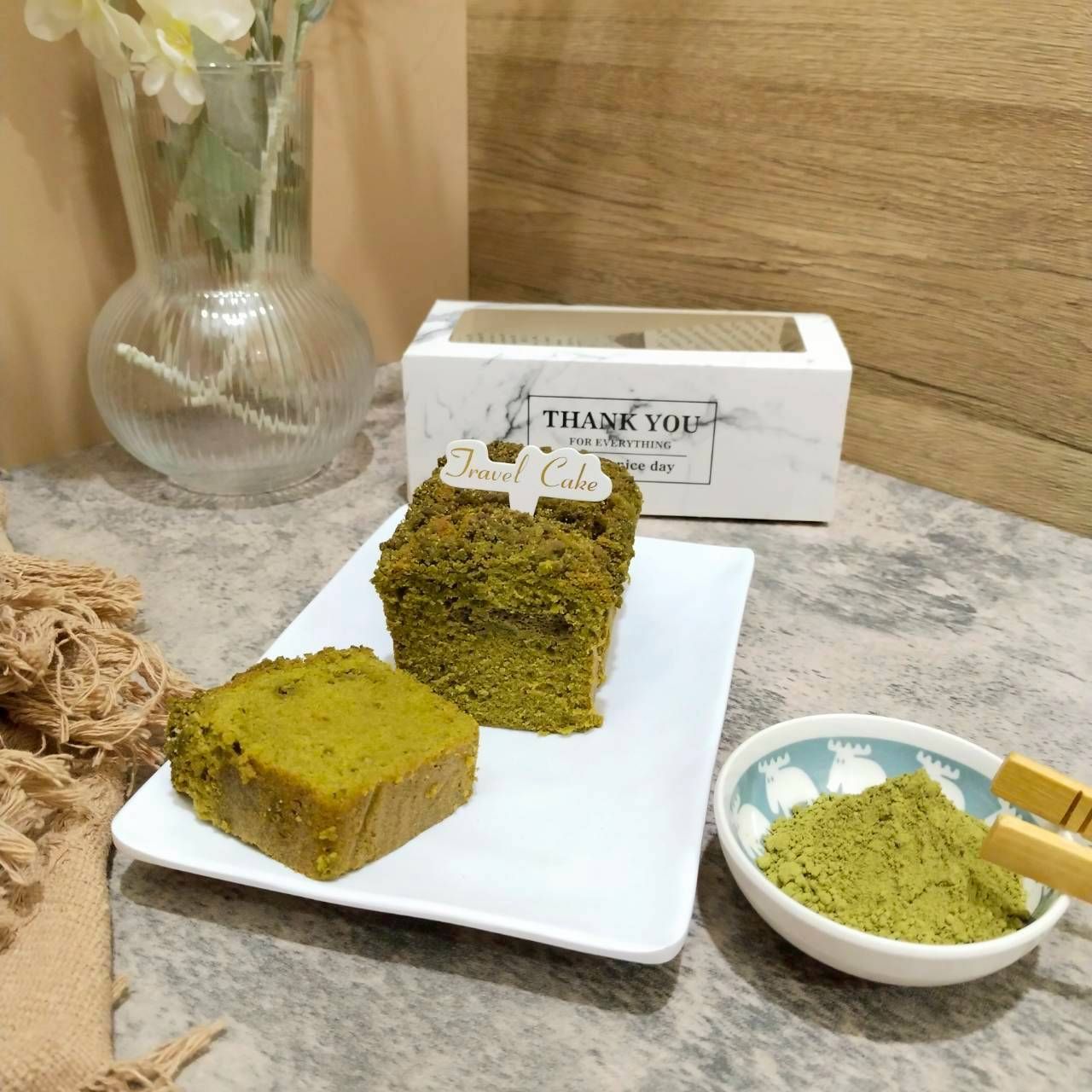 酥頂抹茶磅蛋糕