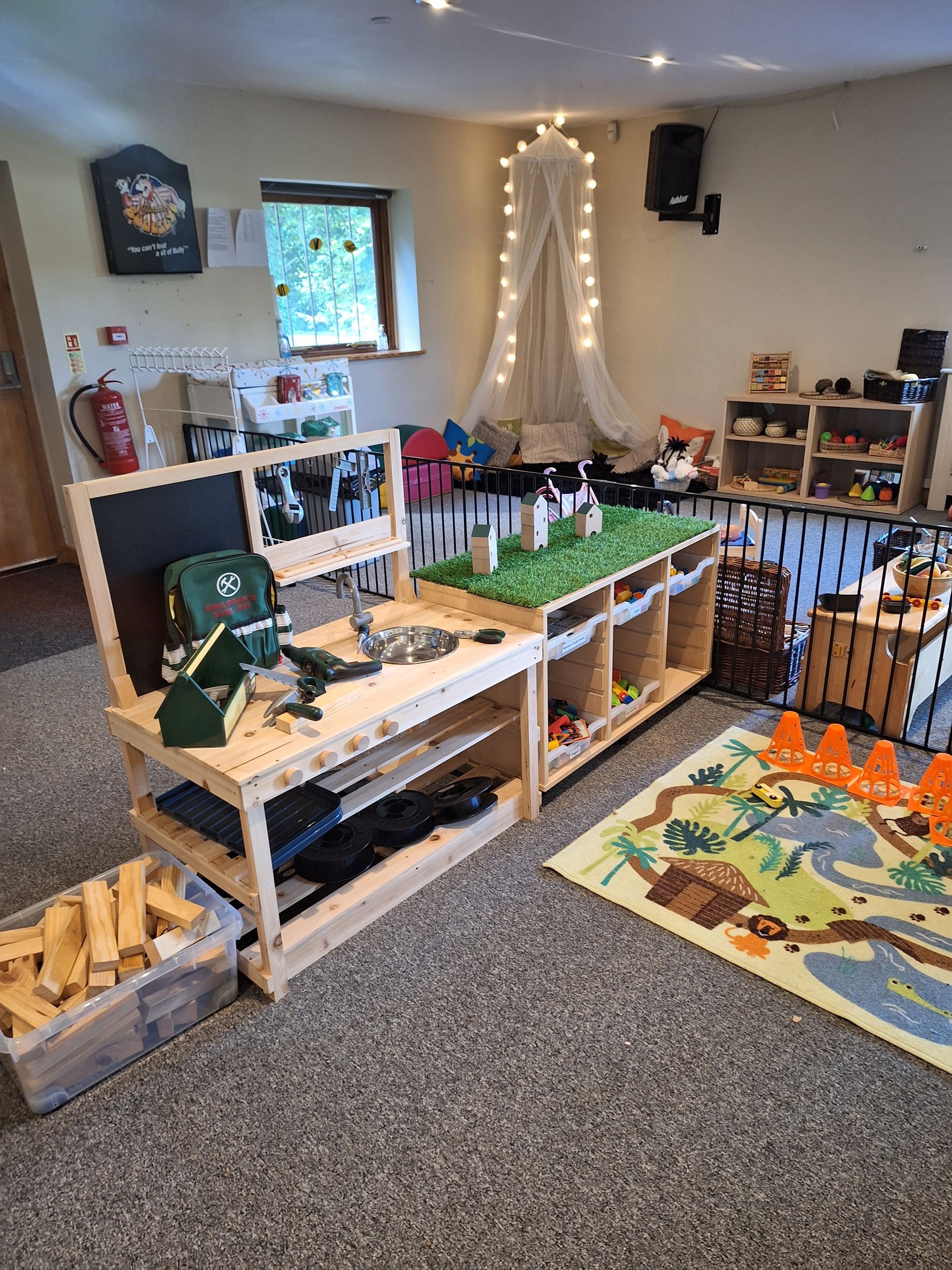 Indoor play area at Pendley Day Nursery