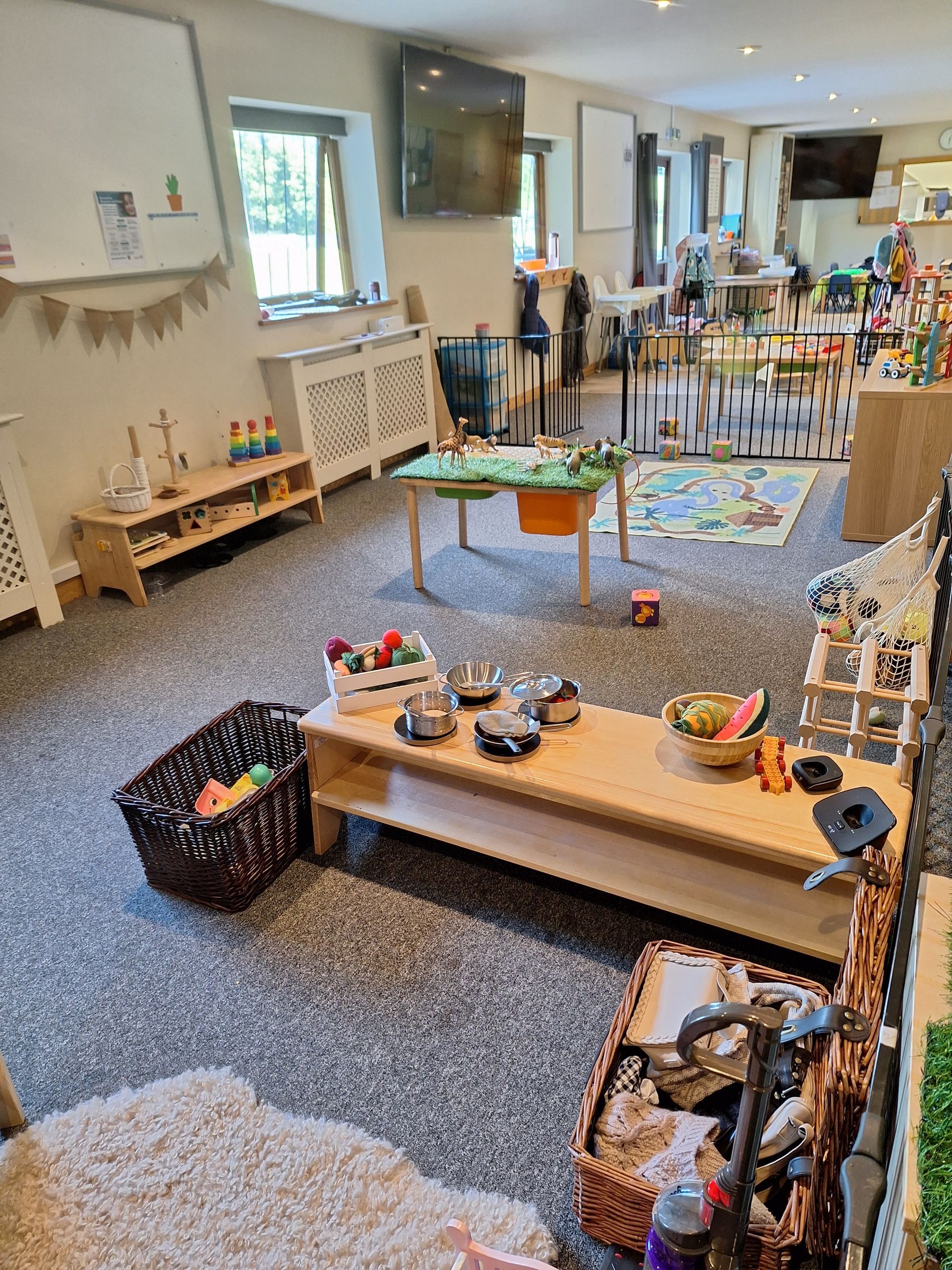 Indoor play area at Pendley Day Nursery