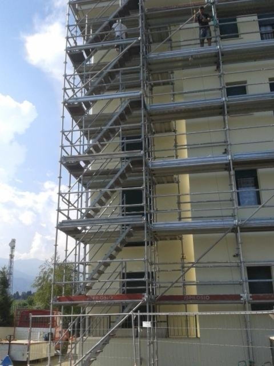 scale di sicurezza per ponteggi