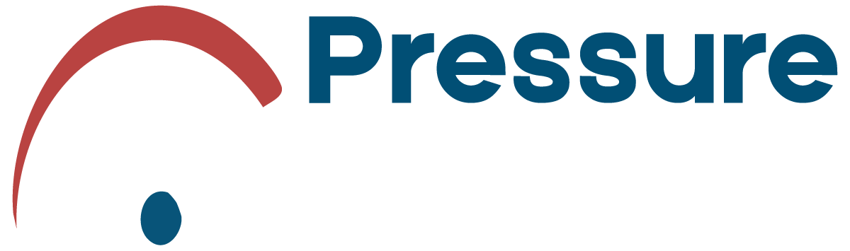 Logo with gauge icon and the text