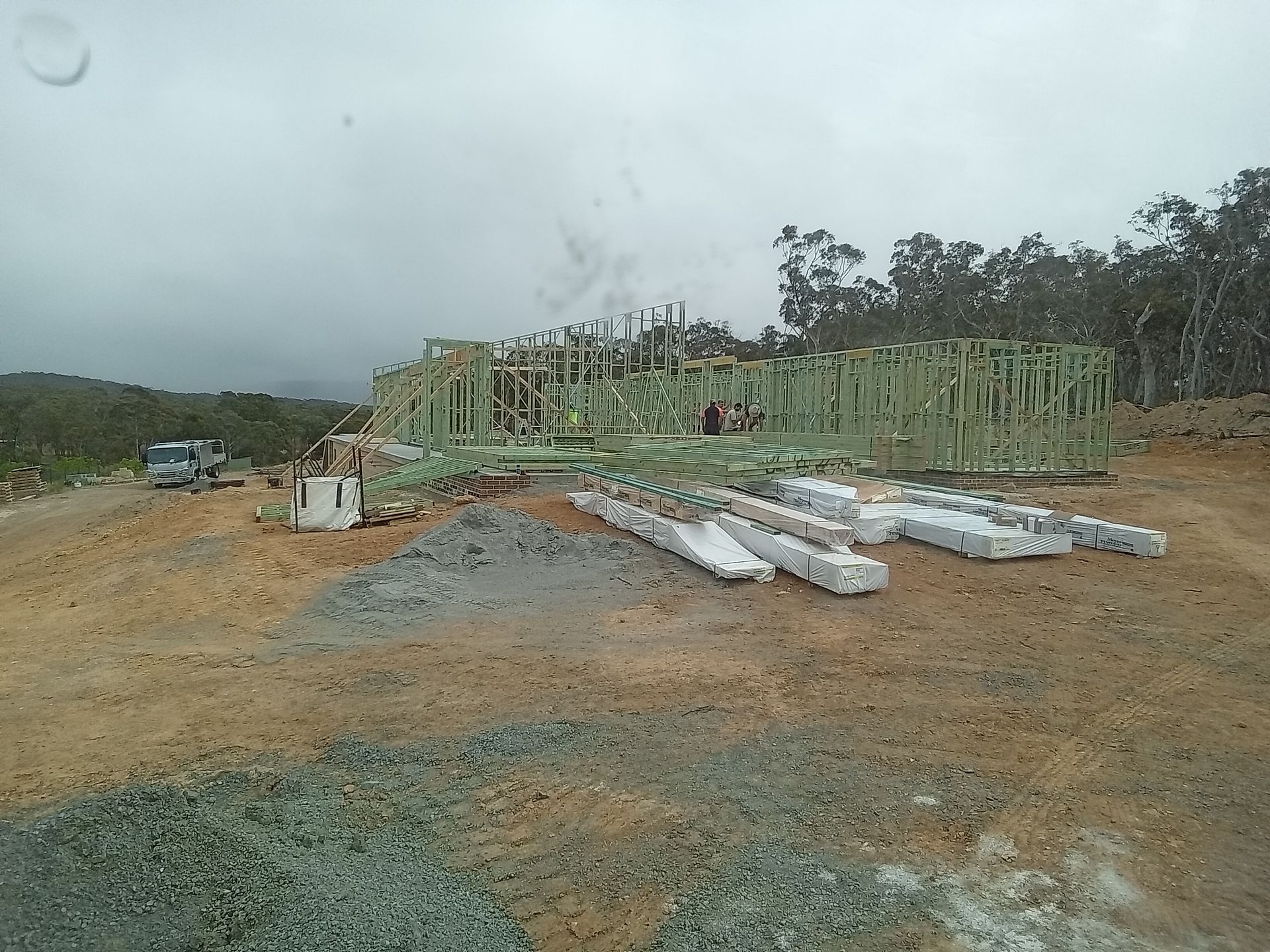 Prefab wall frames supplied for a residential build in Carrick, supporting accurate and efficient on-site installation.