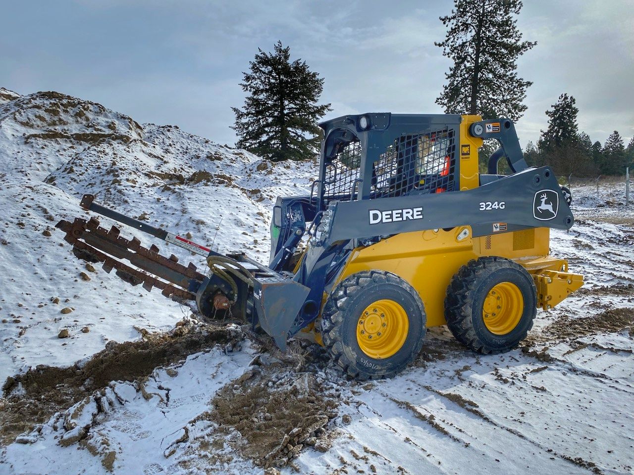 Trencher attachment Rent Spokane