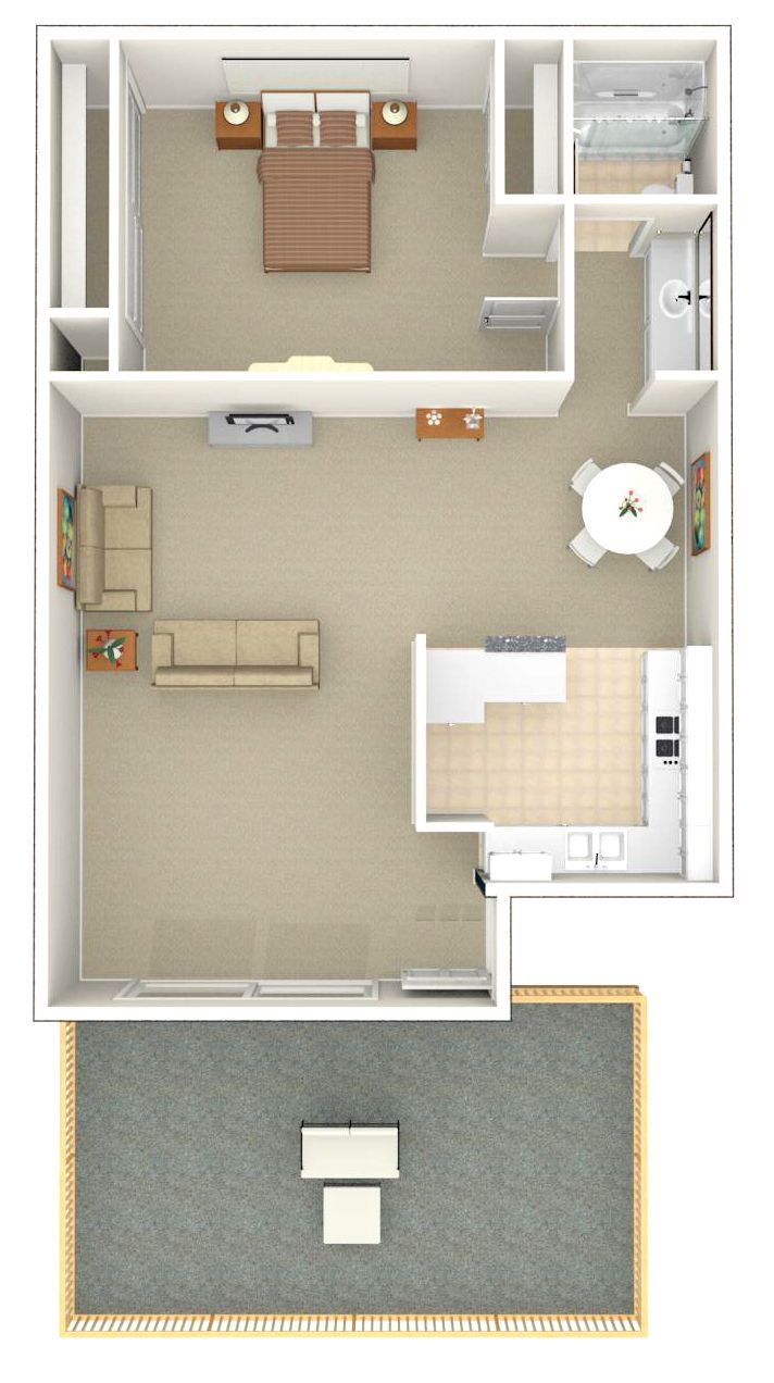 1 Bed | 1 Bath