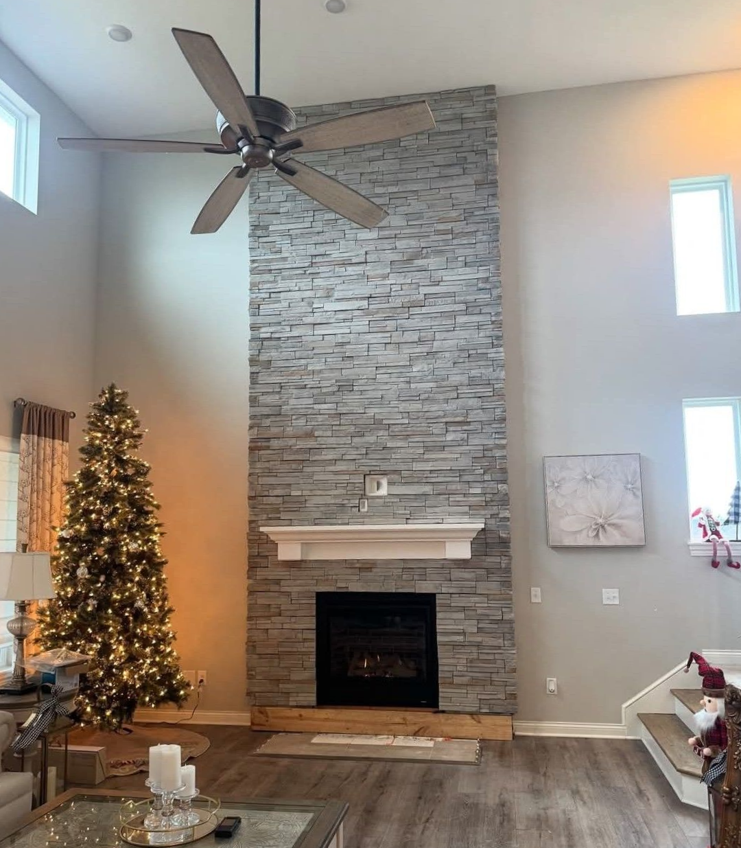 After  chimney & fireplace masonry repair