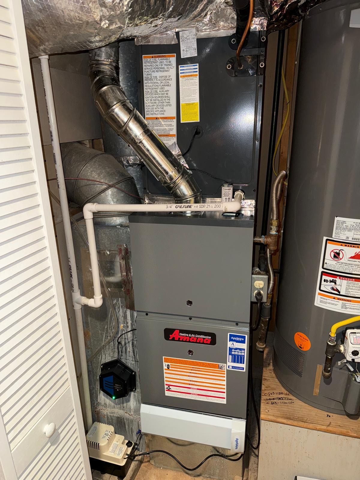 Furnace installation. We offer honest estimate.