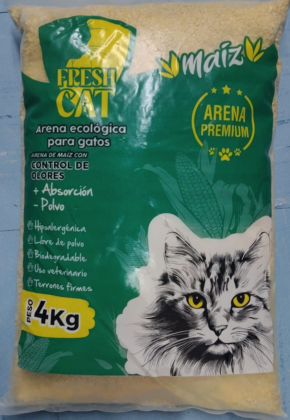 Bolsa de arena para gatos
