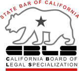 Logo of the State Bar of California: gray bear with star, text
